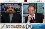 At Bizarro MSNBC, Eliot Spitzer and a Prison Coach Talk Madoff