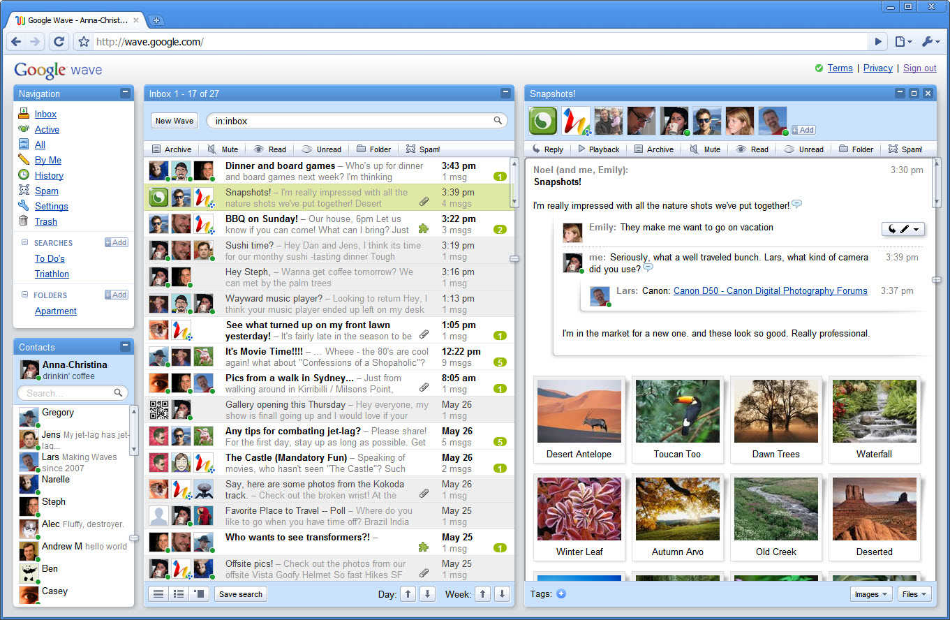 google-wave-snapshots-inbox
