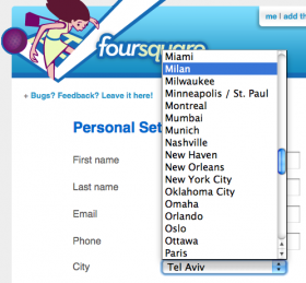 FourSquare Cities