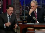 Stephen Colbert Appears On Letterman, Ditches “Report” Persona 