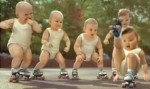 Rollerskating Babies Win Guinness World Record For Online Viewership