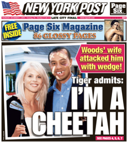 tiger woods cheetah