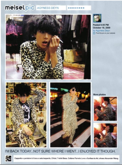 Agyness Rocks The Leopard