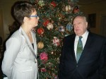 Mediaite Caption Contest: Ailes And Maddow Converse At White House