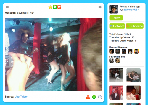 Beyonce at Nikki Beach
