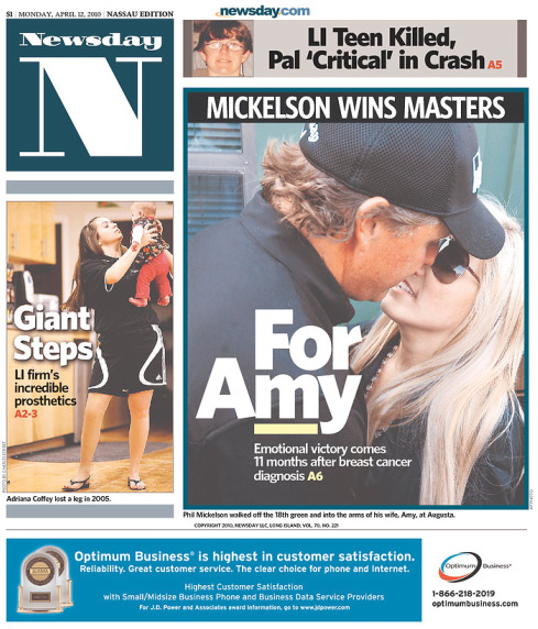 Amy Mickelson: 'It was his big Amy Mickelson: 'It was his big