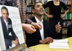Obama book signing