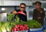 looking at a radish