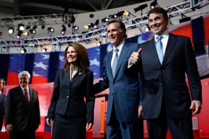 Republican Candidates Participate In Debate At Reagan Library