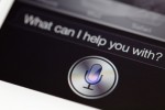 White iphone 4s using siri