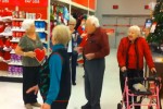 senior citizen flash mob