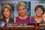 Rematch! Megyn Kelly Panel Battles Over Susan G. Komen Funding Reversal drama_2.3.12