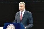 De Blasio Heckled at NYPD Graduation Ceremony deblasio
