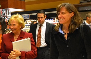 Photos: Hoboken Mayor Zimmer and NJ Lt. Gov. Guadagno at the Scene of