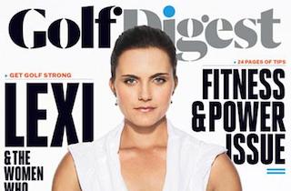Golf Digest Under Fire for Cover Featuring Topless Lexi Thompson