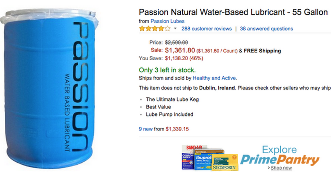 55 Gallons of Lube and Other Reasons Amazon Prime Day Has Everyone Upset