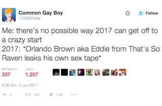 That’s So Raven Star Orlando Brown Allegedly Leaked his Own Sex Tape