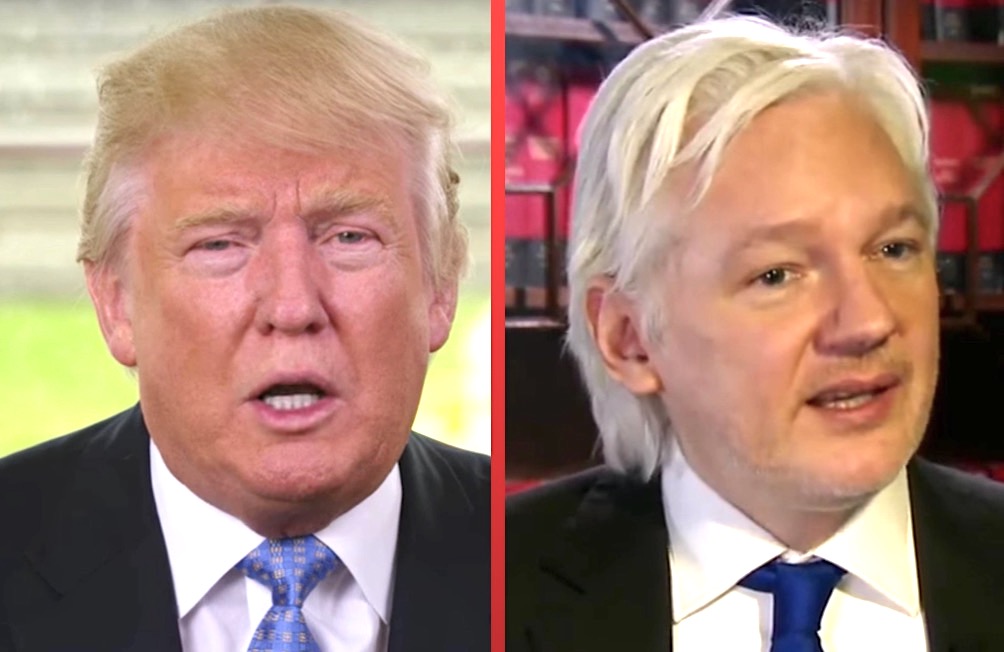 Hours After Mocking Intelligence Community, Trump Takes Assange’s Side ...