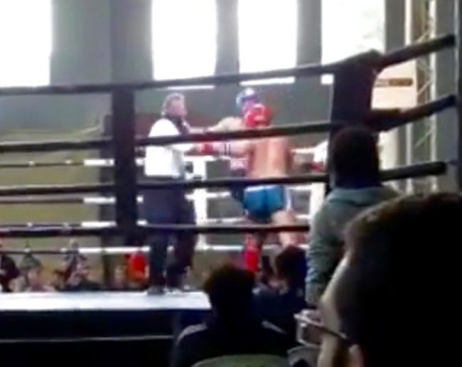 WATCH This Referee Accidentally Gets Knocked Out Cold By Wayward Punch