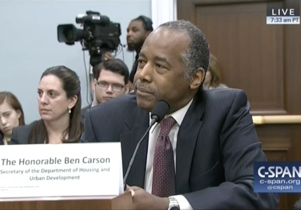 Ben Carson Throws Wife Under The Bus Before House Cmte She's