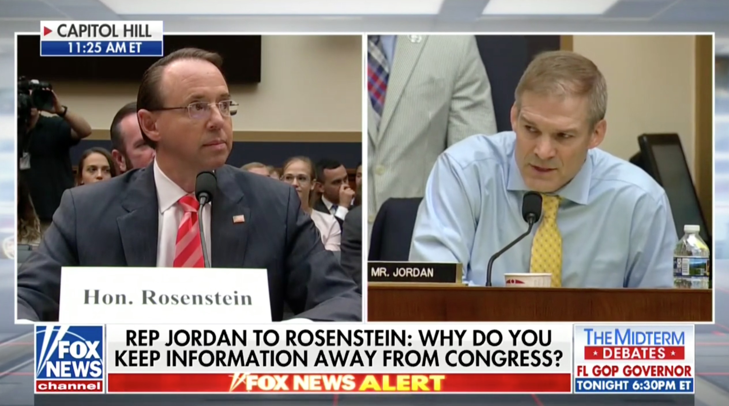 Rod Rosenstein Jim Jordan Collide In Fiery Exchange We Have Caught 