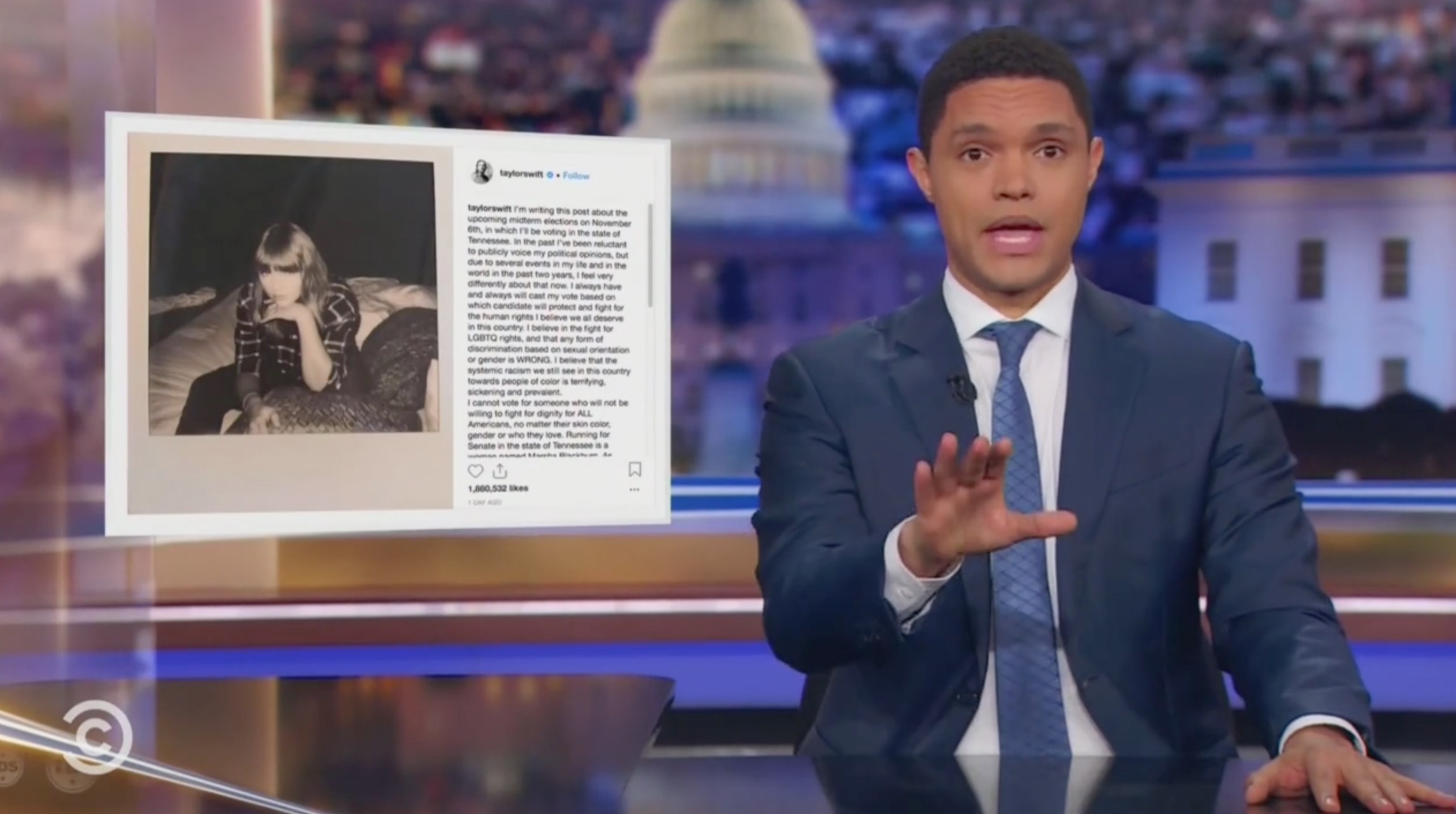 Trevor Noah Taylor Swift Talking Politics is a �Big Deal�