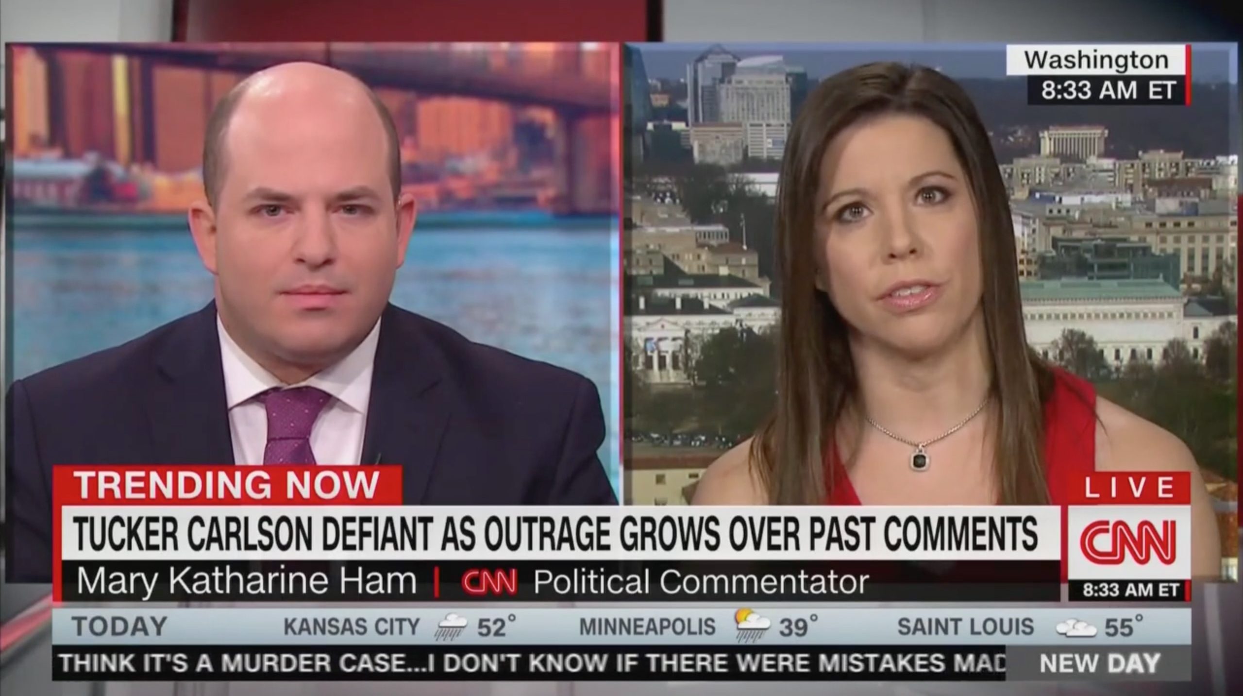 CNN s Mary Katherine Ham Defends Tucker Carlson s Non Apology Outrage 