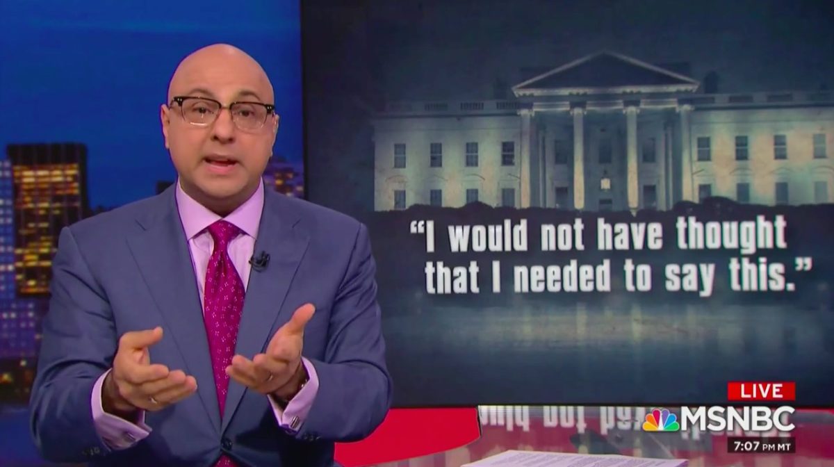 Ali Velshi Blasts Trump for 'Advocating Lawless Behavior'