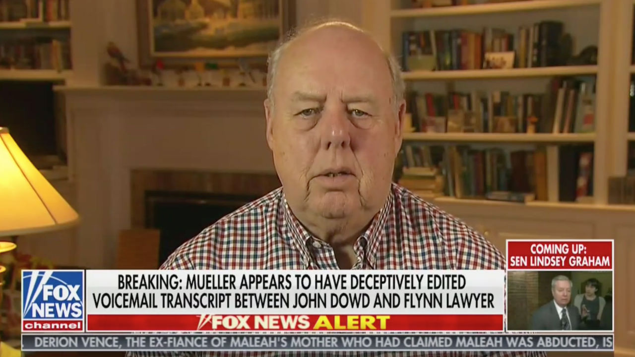 Ex Trump Lawyer John Dowd Goes Off On Mueller Report