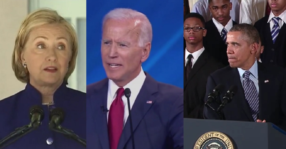 WATCH: Barack Obama and Hillary Clinton Both Used Joe Biden ‘Millions Fewer Words’ Talking Point