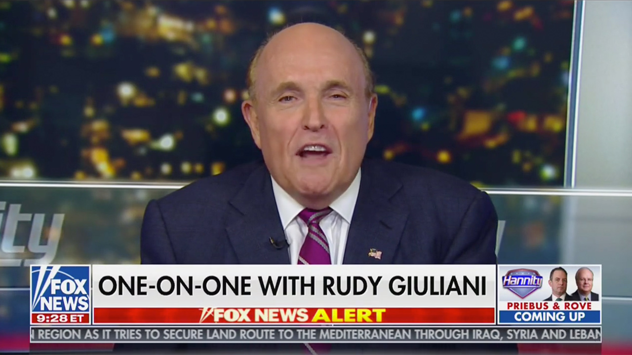 Trump Promotes Fox News 'Bombshell' That Came From Giuliani
