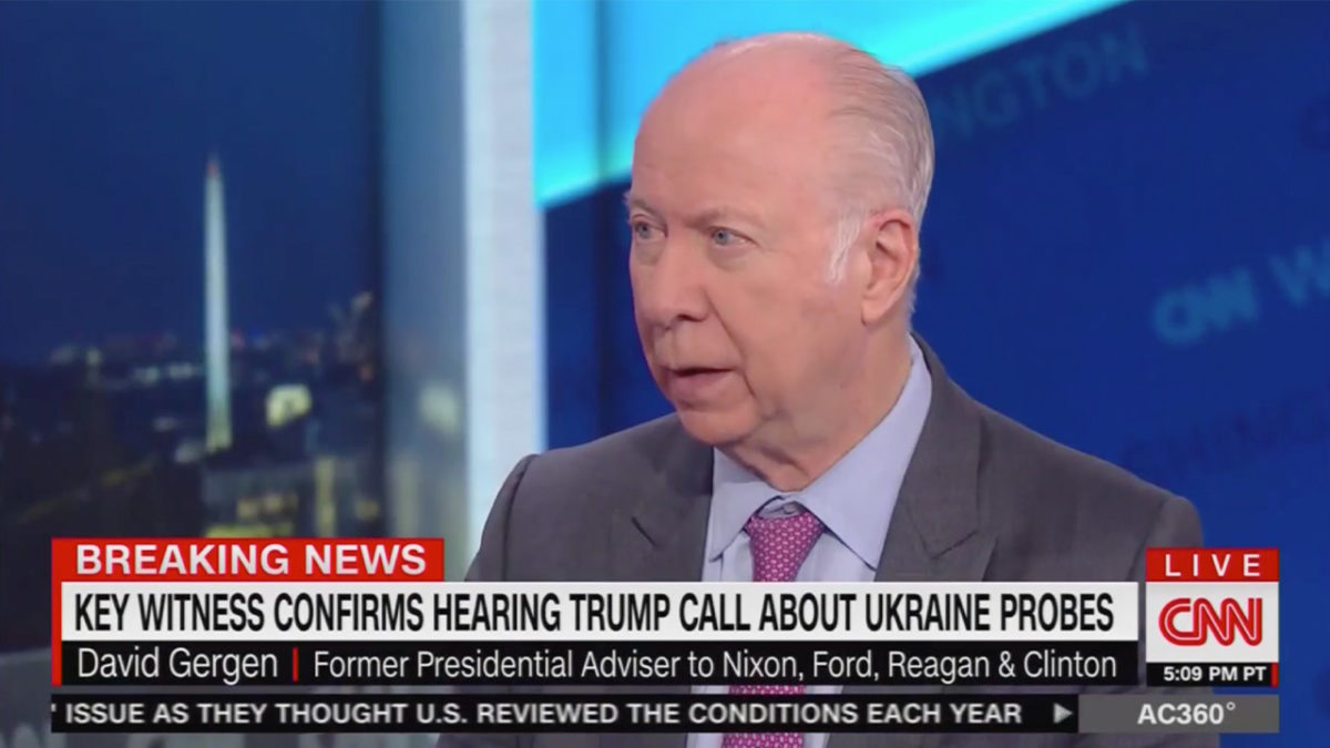 David Gergen: This Was Worst Day of Trump's Presidency