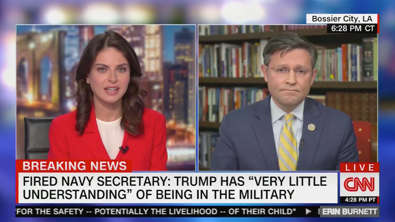 CNN Anchor Presses GOP Rep. on Trump Intervening in Navy Case: Seems Like Anyone Who Disagrees With POTUS Is ‘Deep State’