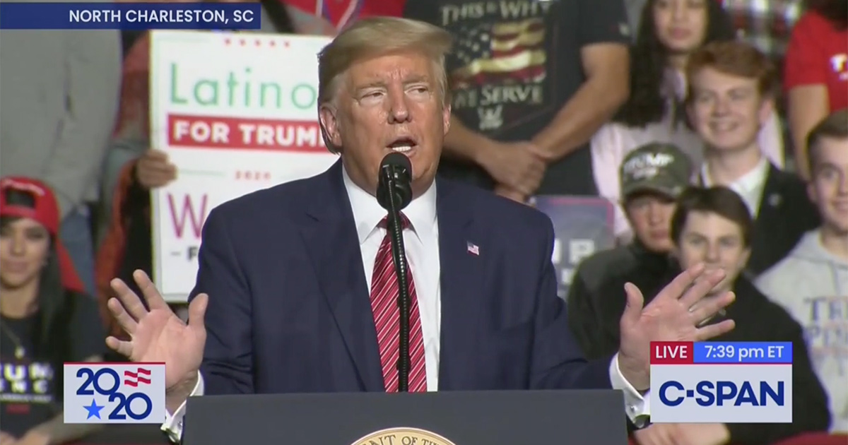 Trump Polls Rally Audience On Which Democrat Would Be Easiest To