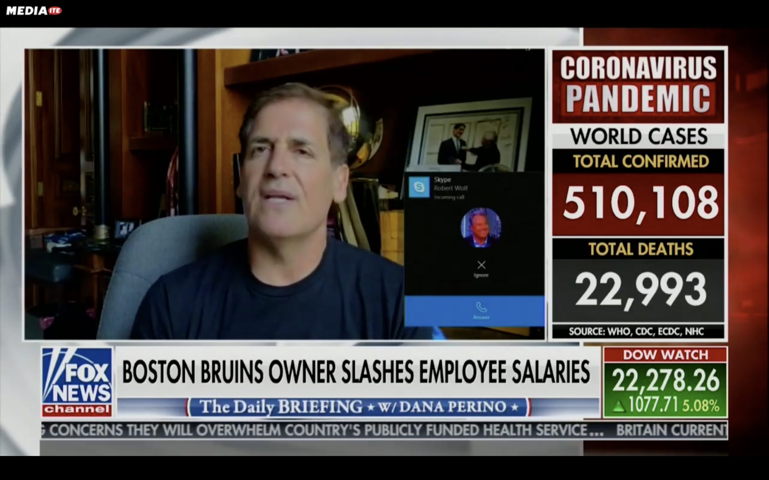 Mark Cuban's Fox Interview Gets Interrupted By Ex-Obama Advisor
