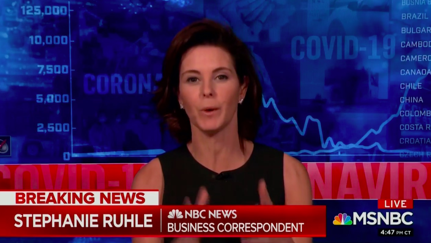 MSNBC Cuts Trump Off, Stephanie Ruhle Fact-Checks Small Business Claims