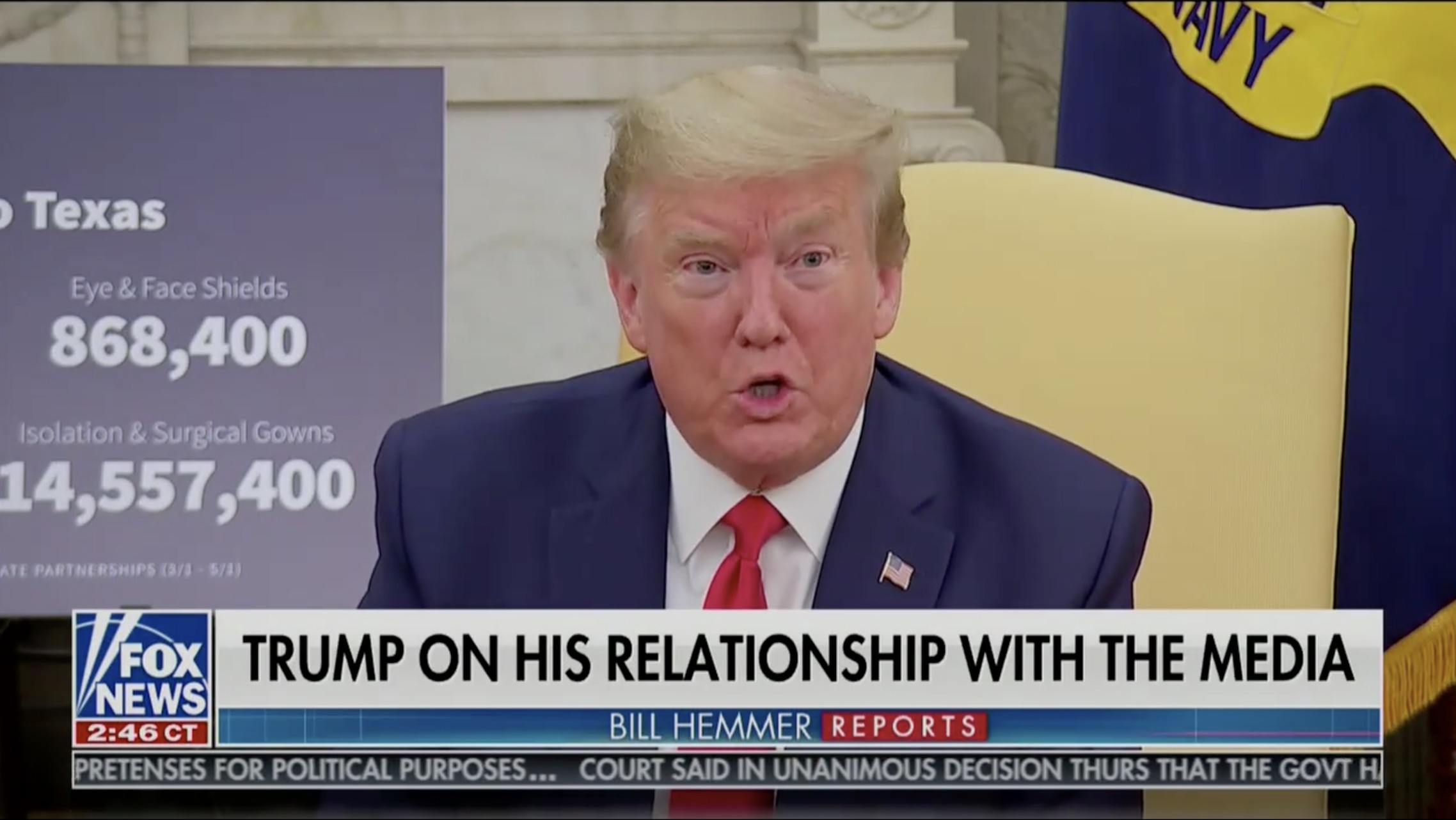 Trump Rips Media In Network By Network Breakdown