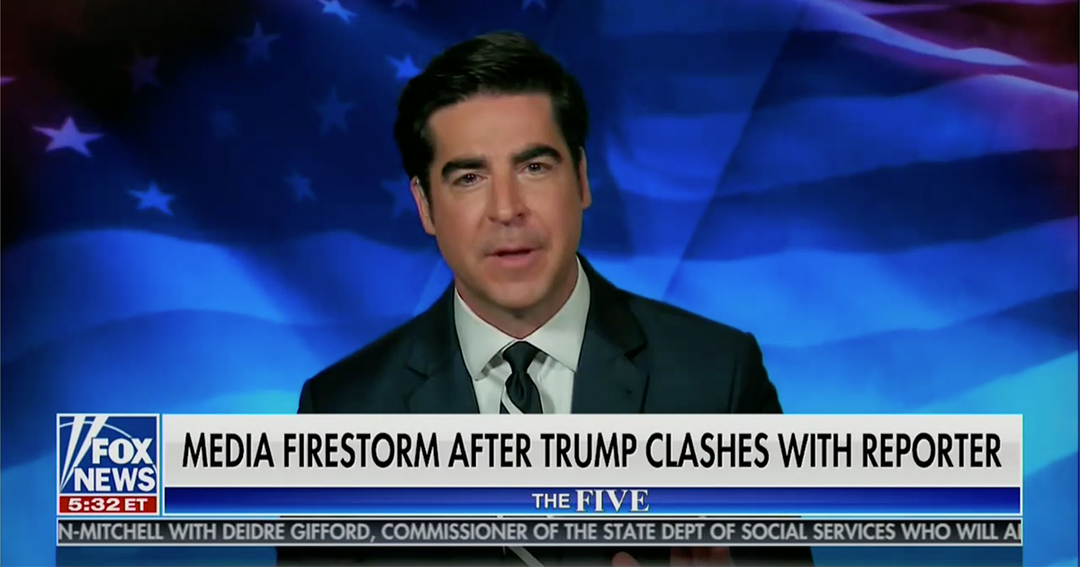Jesse Watters Defends Trump from Racism Charge