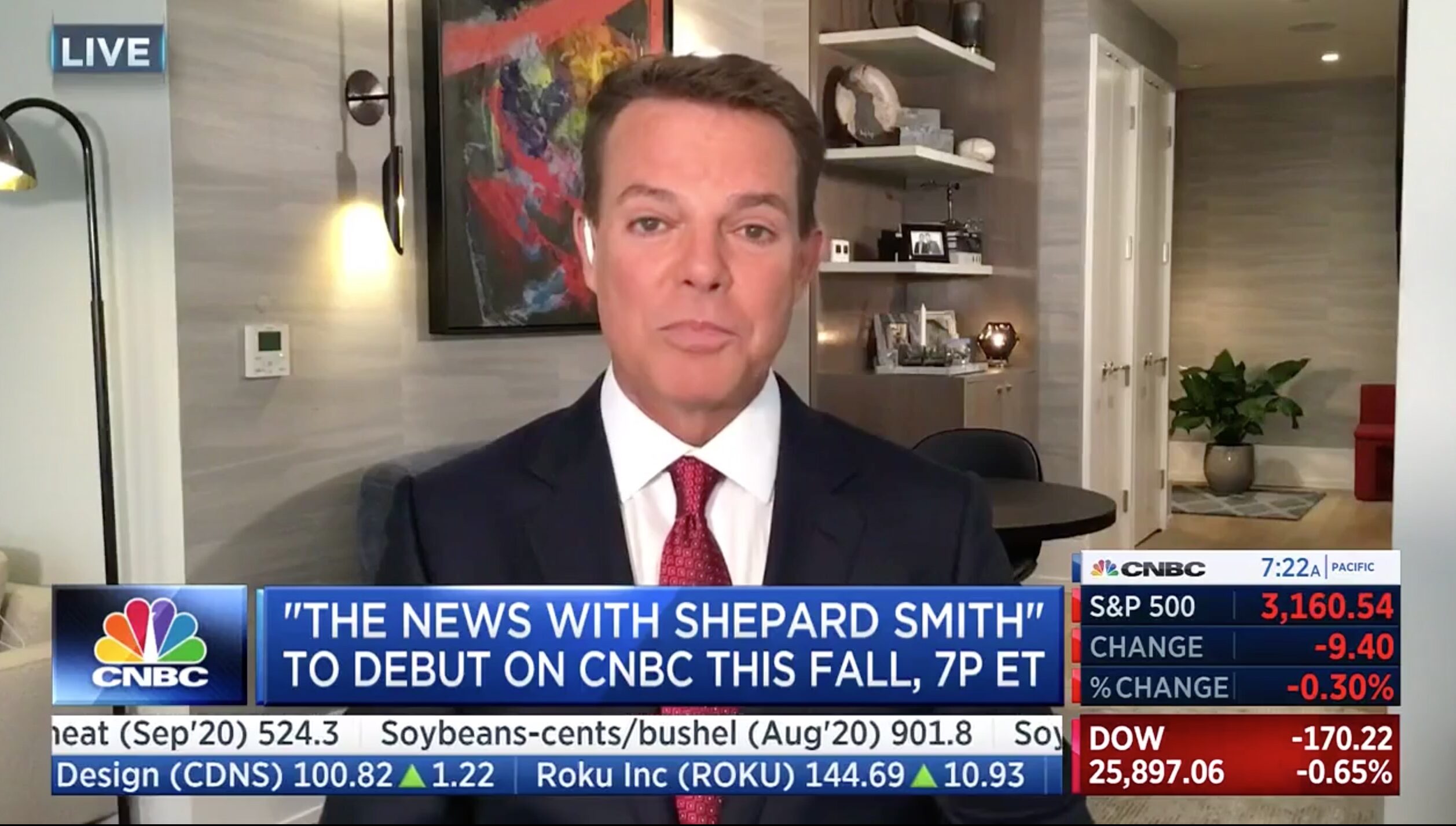 Shepard Smith Previews New CNBC Show in Interview