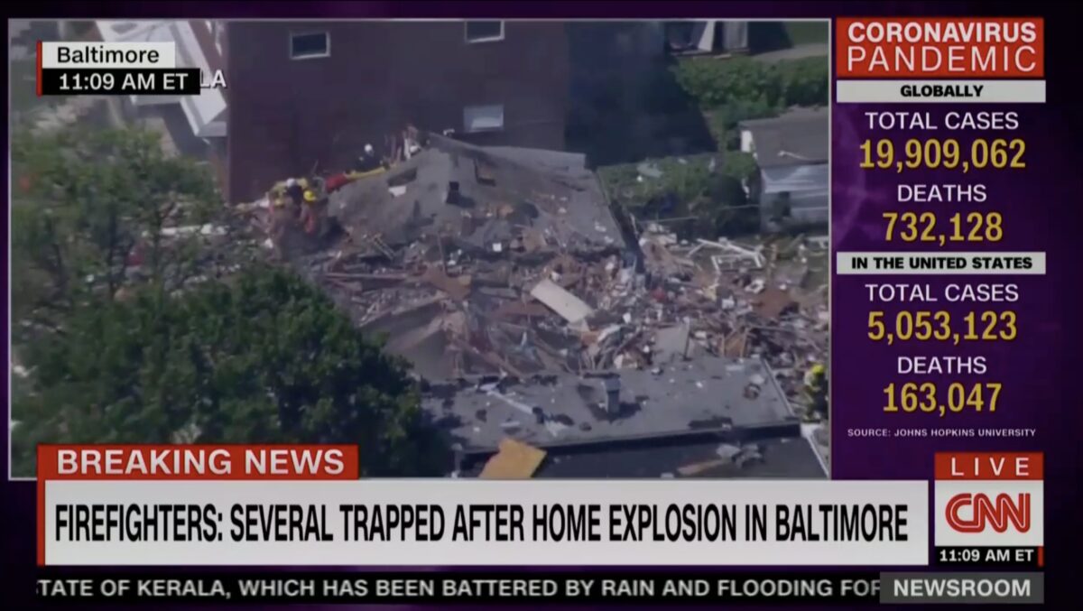 BREAKING Explosion in Baltimore; Latest News, Info