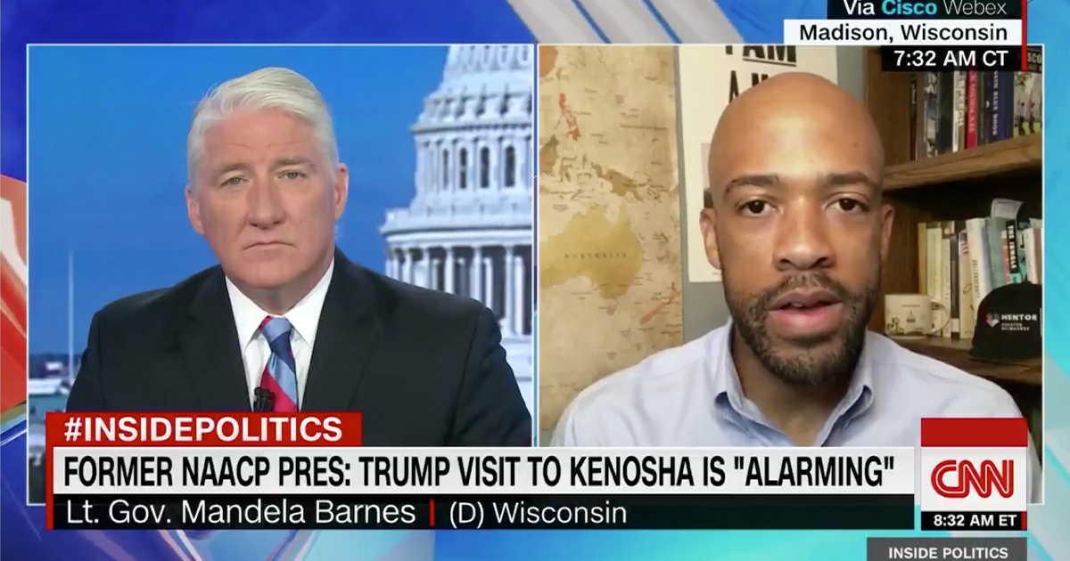 Lt. Gov. Mandela Barnes Trump Kenosha Trip Not Helpful