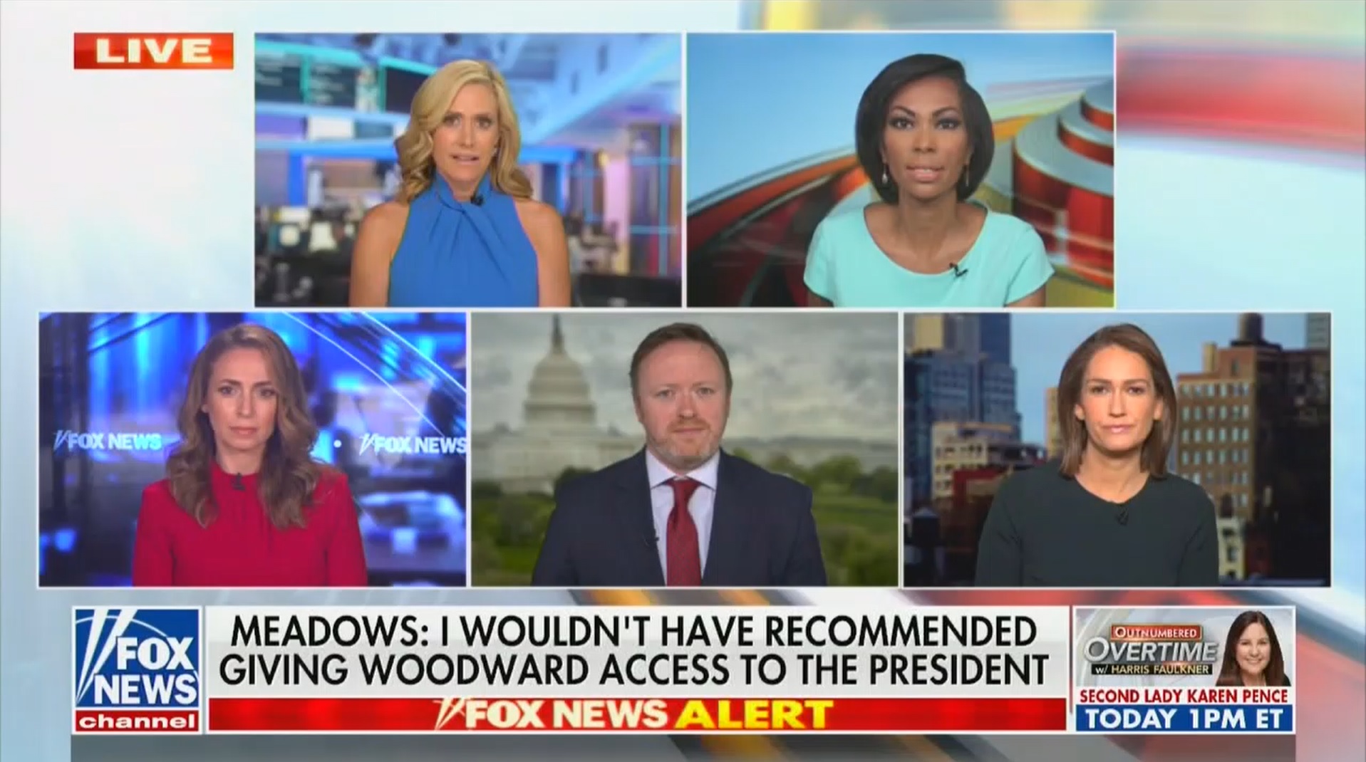 Fox's Harris Faulkner and Jessica Tarlov Clash Over Trump
