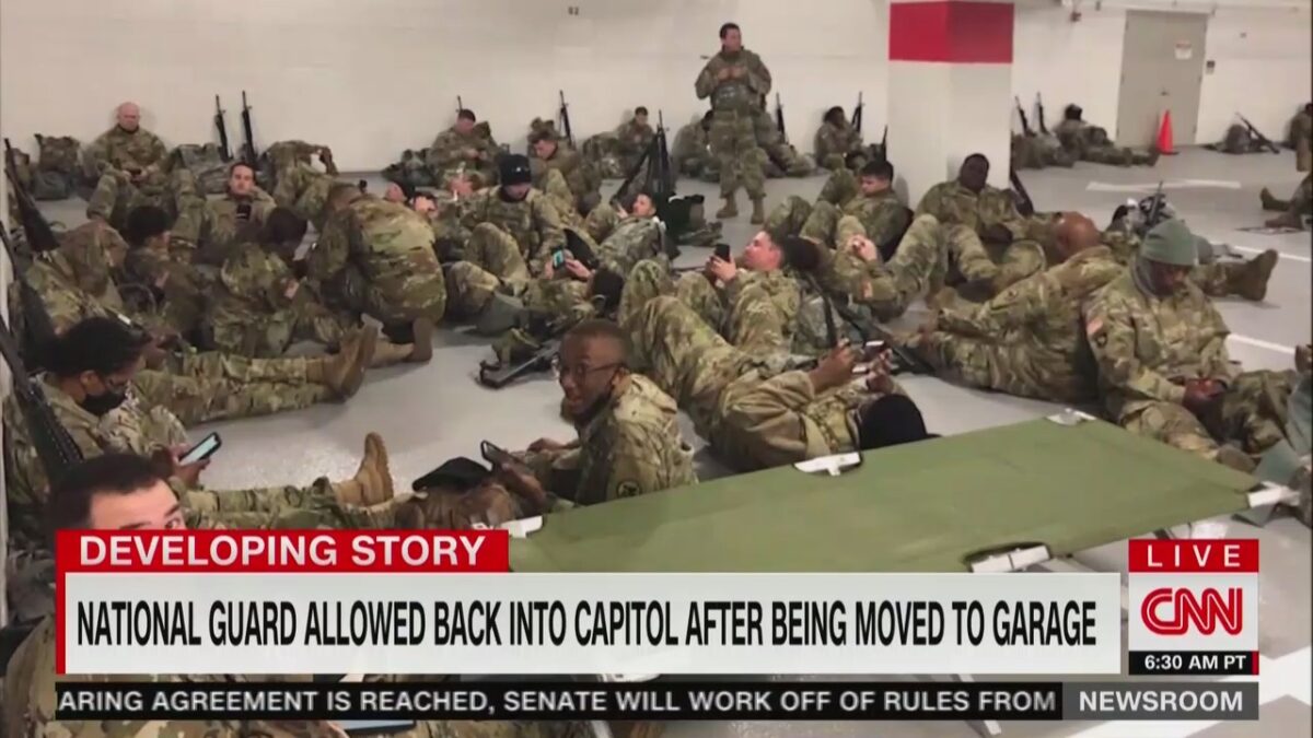 National Guard Sent to Parking Garage, Sparking Fury - Vimarsana News