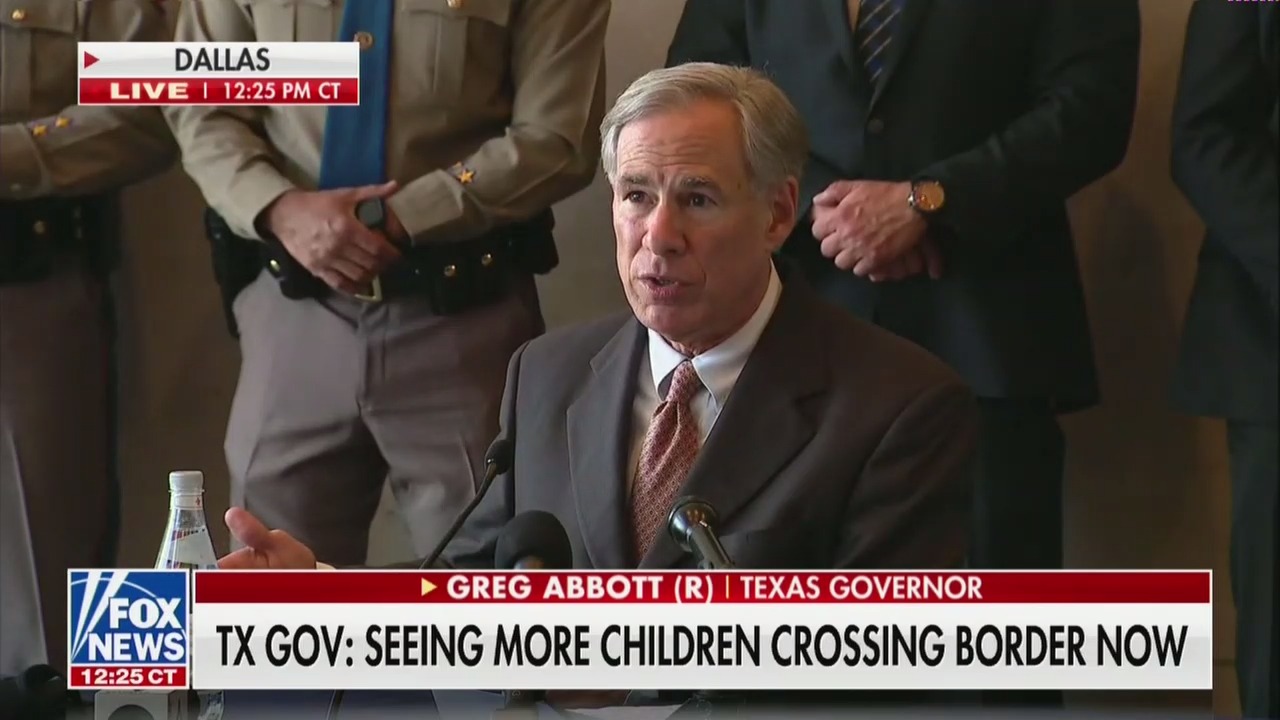Greg Abbott Slams Biden Over Unaccompanied Minors at the Border