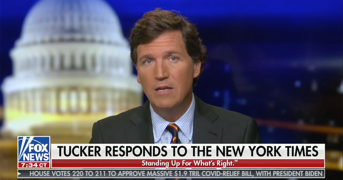 Tucker Carlson Responds To New York Times Calling Him Out