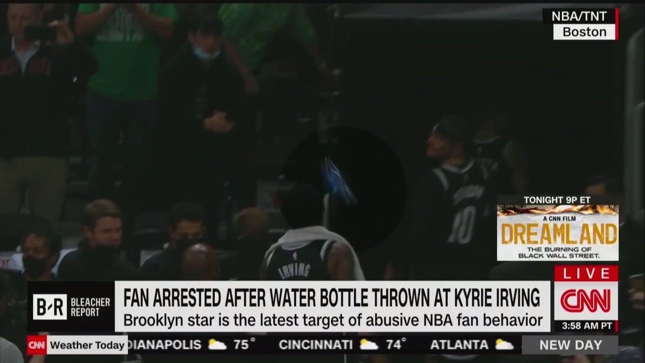 Cole Buckley Arrested for Allegedly Throwing Water Bottle at Kyrie Irving