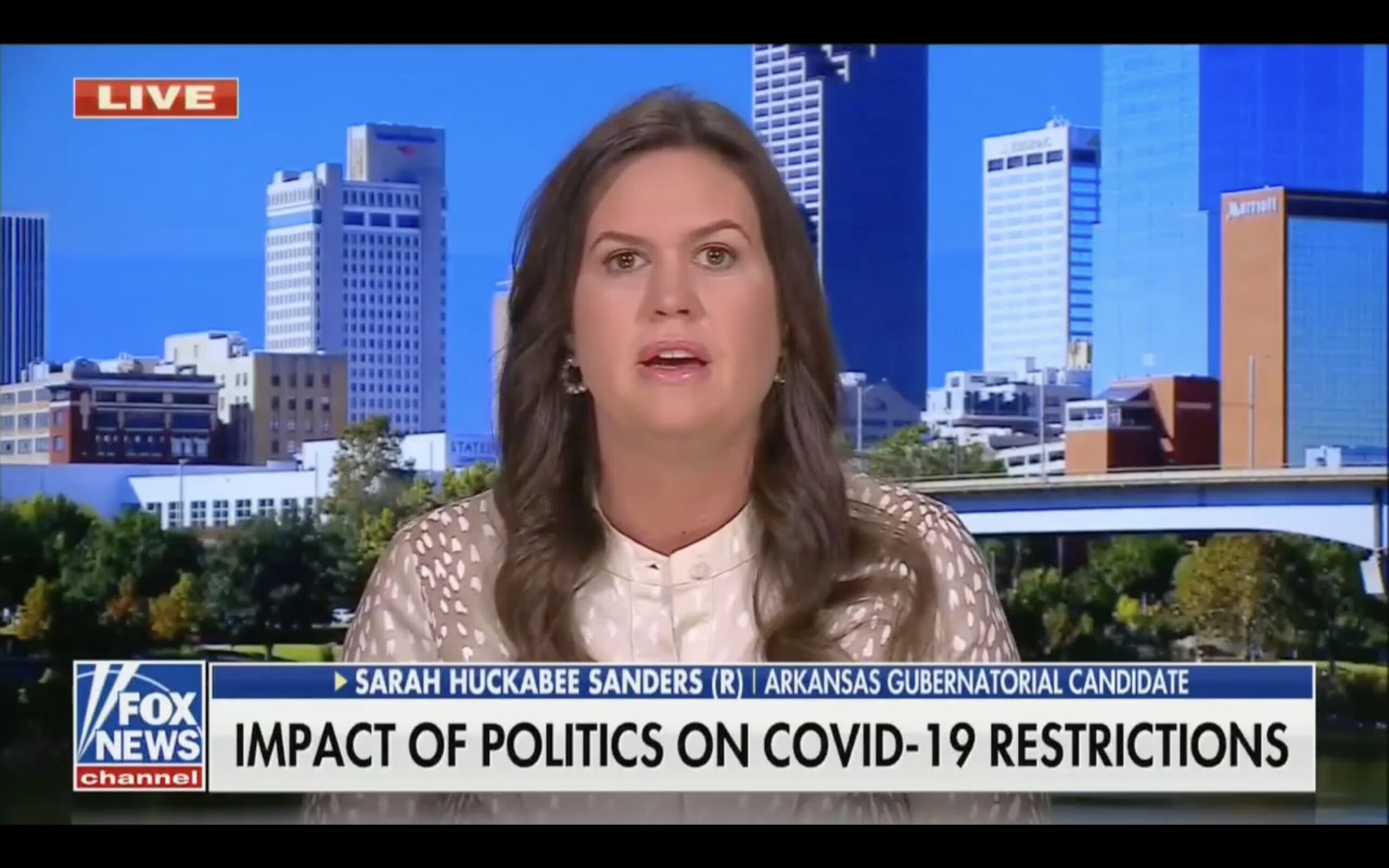 The media calls Sarah Huckabee Sanders "unattractive" for not wearing a