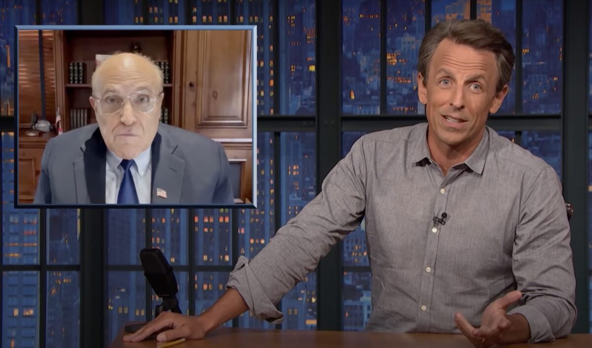 Seth Meyers Rips Rudy Giuliani's Cameo Gig