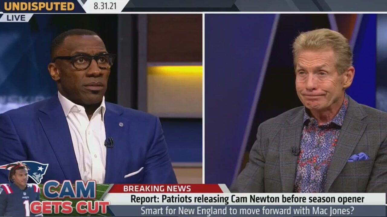 Skip Bayless Covid Factors into Patriots Cutting Cam Newton