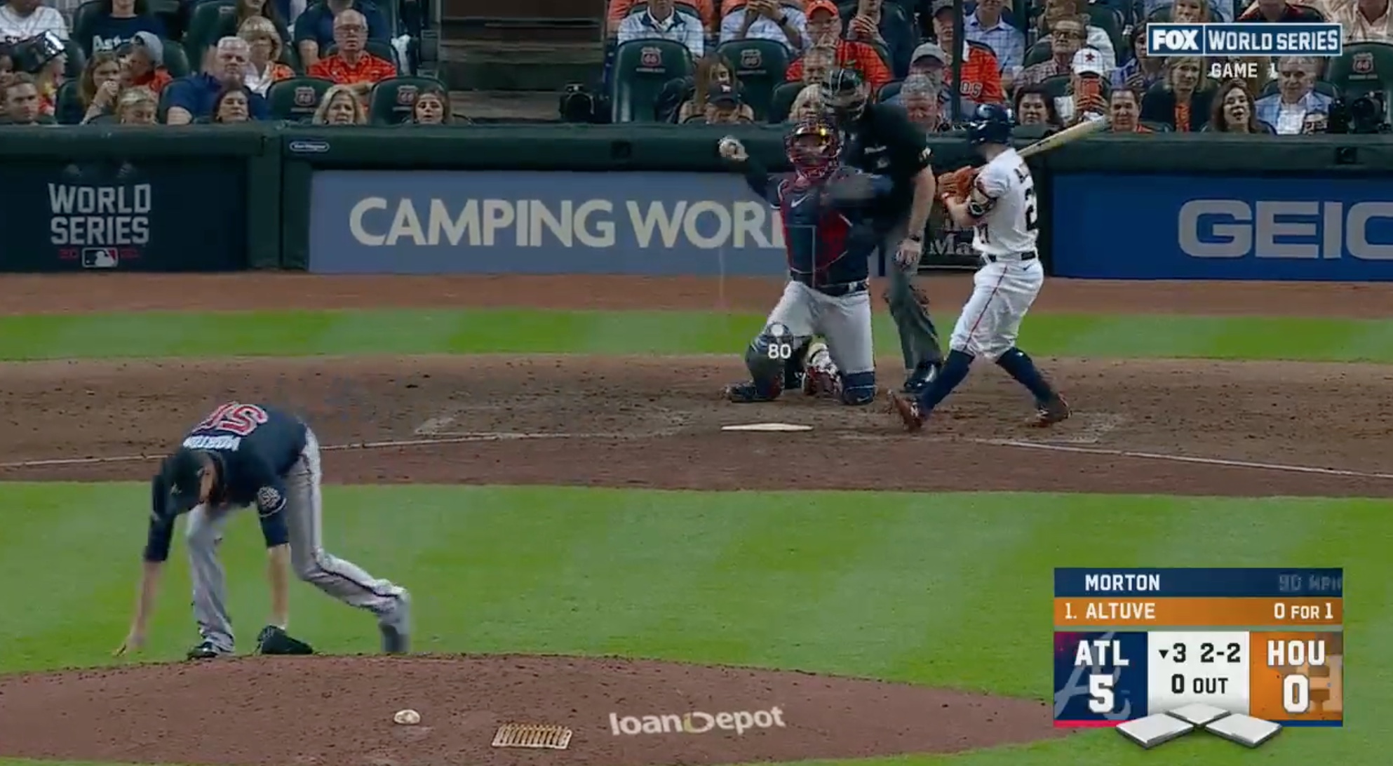 Charlie Morton BROKE HIS LEG and Got 3 More Outs in Game 1